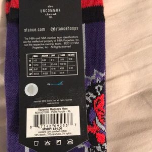 Stance Underwear & Socks - Stance NBA Toronto Raptors Basketball Socks Sz XL Stance Underwear & Socks - Stance NBA Toronto Raptors Basketball Socks Sz XL